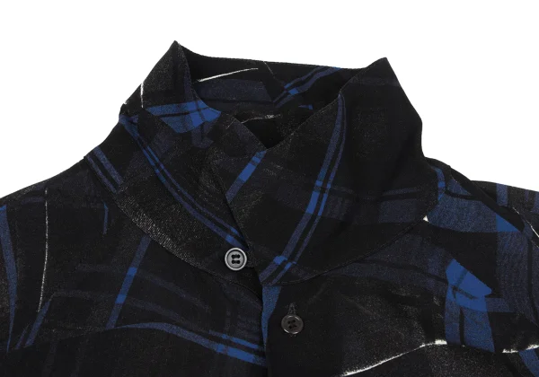 Y's Geometric Printed Shirt Dress K-166673_005