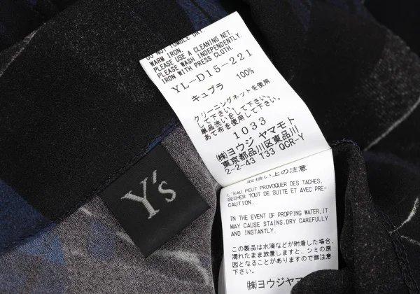 Y's Geometric Printed Shirt Dress K-166673_018