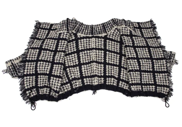 Y's Wool Cutting Fringe Knit Jacket K-166676_011