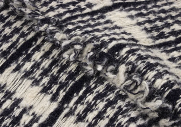 Y's Wool Cutting Fringe Knit Jacket K-166676_015