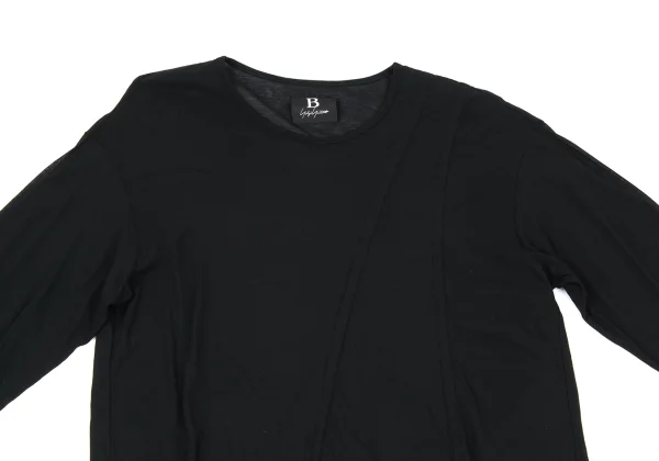 B Yohji Yamamoto Cotton Cord Design T-shirt K-166677_003