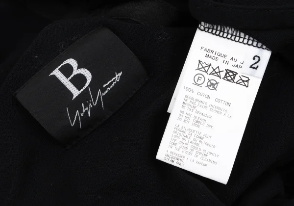 B Yohji Yamamoto Cotton Cord Design T-shirt K-166677_013