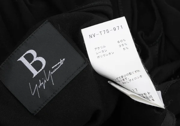 B Yohji Yamamoto Side Shirring Sleeveless Tunic K-166678_013