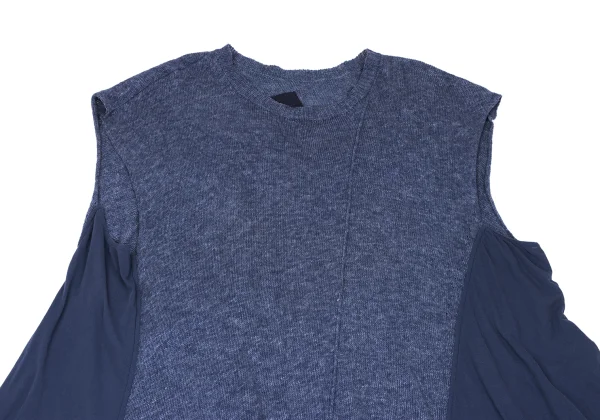 Yohji Yamamoto Super Switching Knit Sleeveless Dress K-166680_003