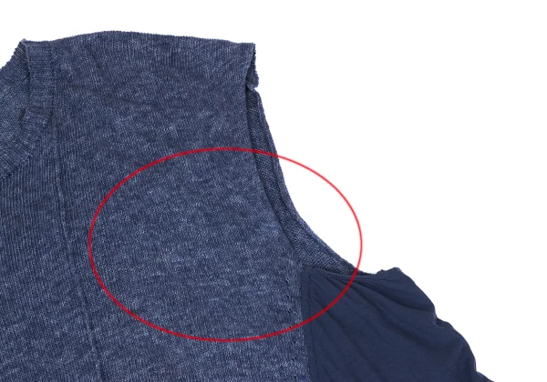 Yohji Yamamoto Super Switching Knit Sleeveless Dress K-166680_006