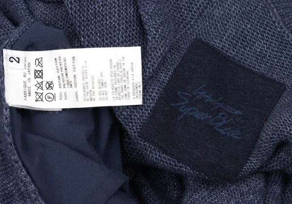 Yohji Yamamoto Super Switching Knit Sleeveless Dress K-166680_014