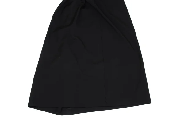 Yohji Yamamoto collections Wool Gabardine Side- Tied Skirt K-166681_011
