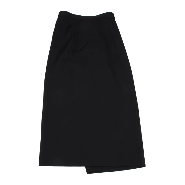 Yohji Yamamoto collections Wool Gabardine Side- Tied Skirt K-166681_013