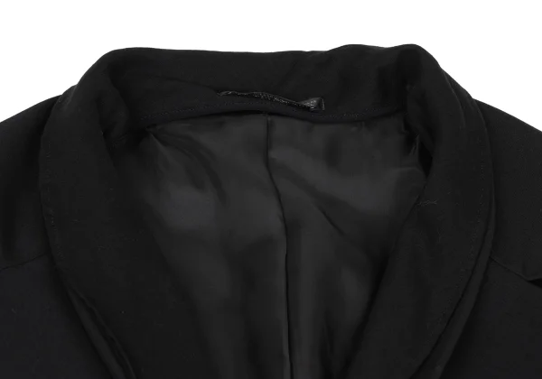Yohji Yamamoto FEMME Wool Gabardine Detachable Jacket K-166682_004