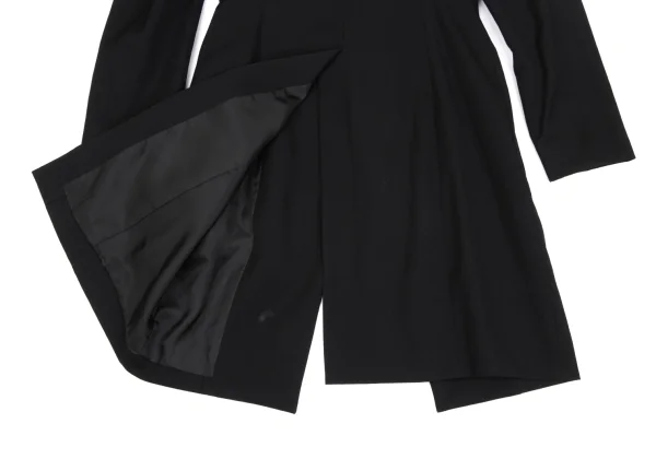 Yohji Yamamoto FEMME Wool Gabardine Detachable Jacket K-166682_014