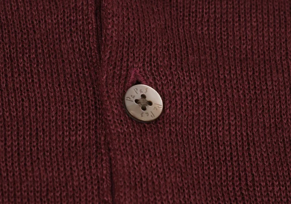 Papas Linen Henley Neck Knit Vest K-166684_004