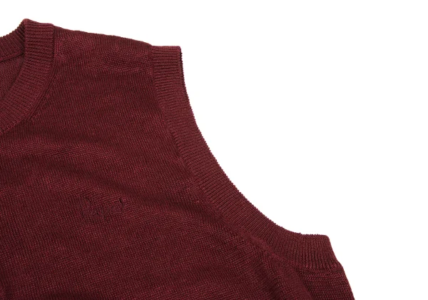 Papas Linen Henley Neck Knit Vest K-166684_007