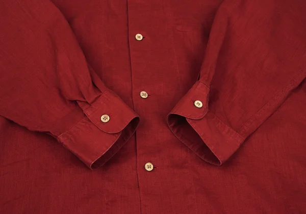 Papas Linen Flap Pocket Long Sleeve Shirt K-166685_009