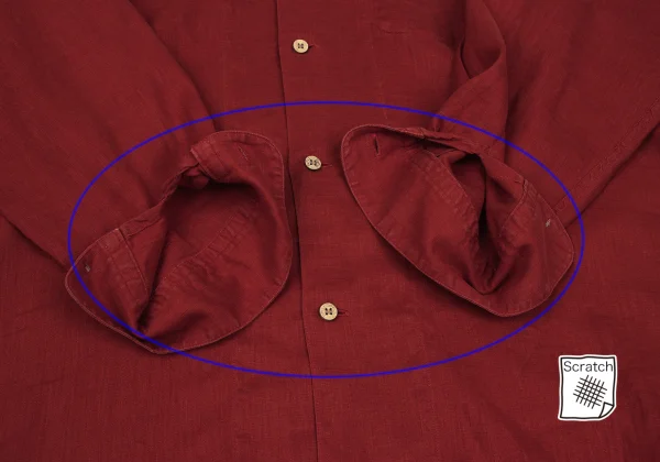 Papas Linen Flap Pocket Long Sleeve Shirt K-166685_010