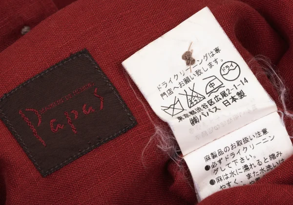 Papas Linen Flap Pocket Long Sleeve Shirt K-166685_016