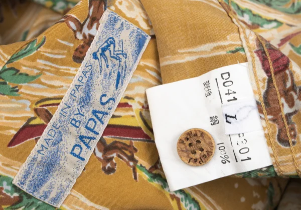 Papas Surfer Printed Silk Aloha Shirt K-166686_014