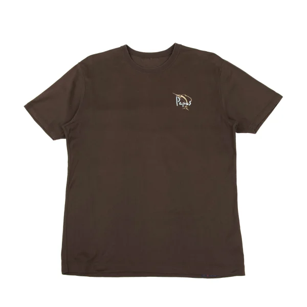 Papas Marlin Logo Printed T-shirt Brown 48M K-166687_001