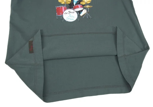 Papas Drumming Bear Printed T-shirt K-166689_008