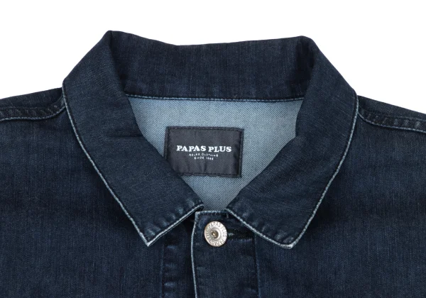 Papas+ Washed Stretch Denim Jacket K-166690_003