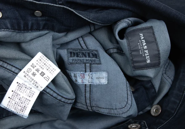 Papas+ Washed Stretch Denim Jacket K-166690_017