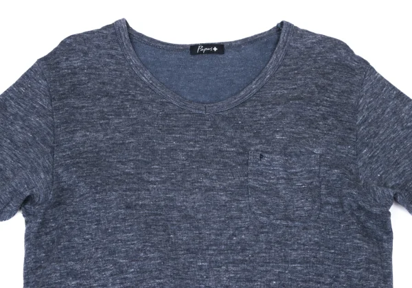 Papas+ Cotton Linen V-neck T-shirt K-166692_002