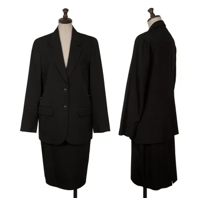 agnes b. Wool Gabardine Jacket & Skirt