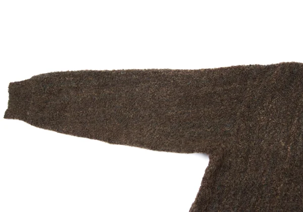 BEAMS Boucle Stripe Knit Cardigan K-166702_004