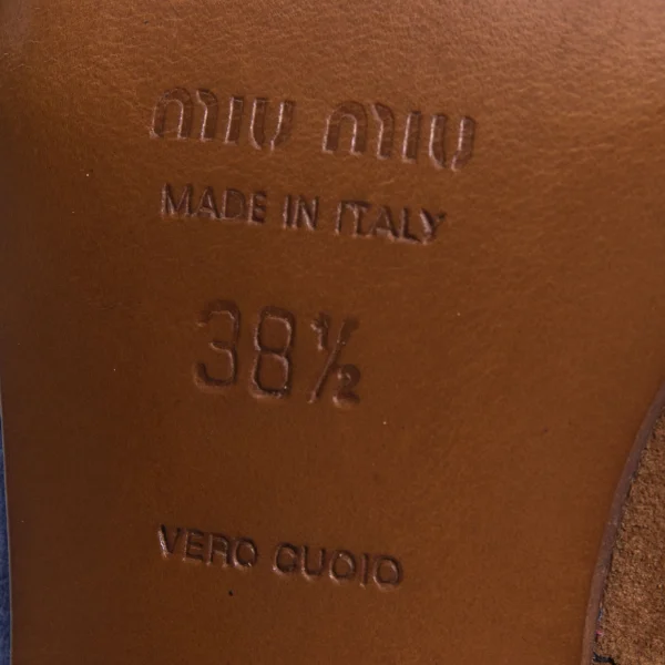 MIU MIU Color Switching Suede High Heels K-166703_015