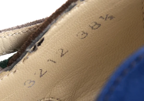 MIU MIU Color Switching Suede High Heels K-166703_016