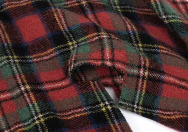 COMME des GARCONS Fulling Check Gathered Switching Jacket K-166704_008