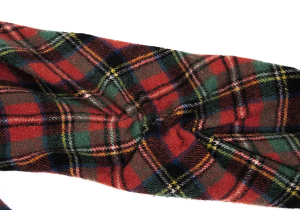 COMME des GARCONS Fulling Check Gathered Switching Jacket K-166704_009