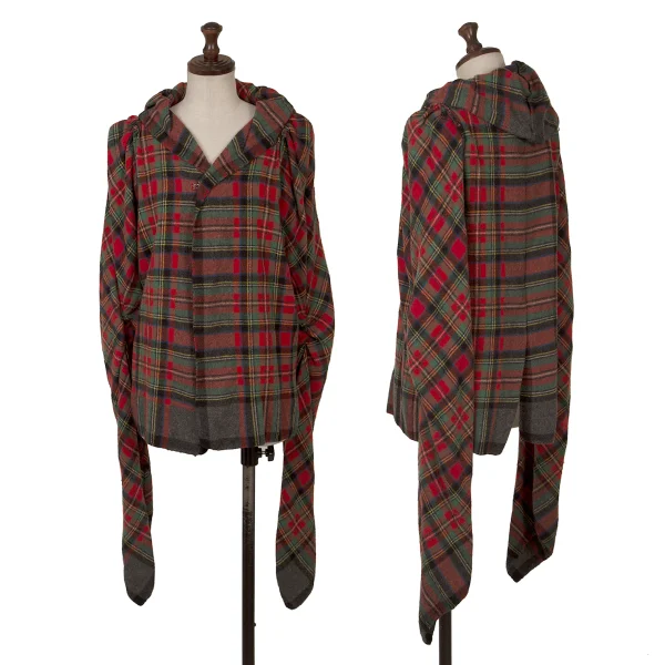 COMME des GARCONS Fulling Check Switching Jacket & Pants K-166706_002