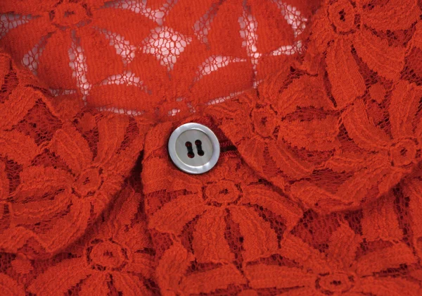 COMME des GARCONS Floral Lace Round Collar Shirt Jacket K-166707_006