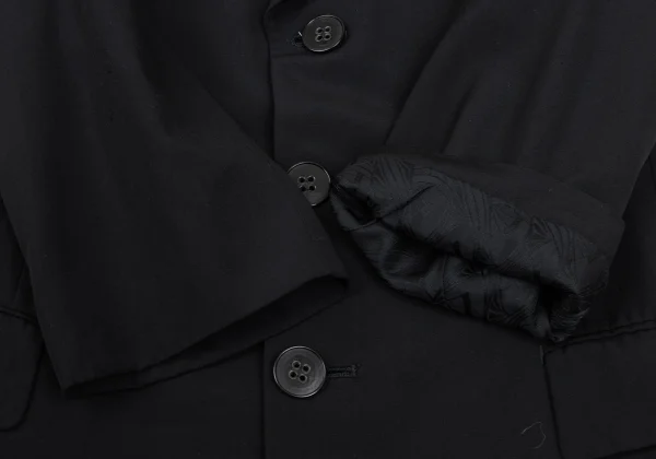 COMME des GARCONS Wool Peak Lapel Long Jacket K-166712_009