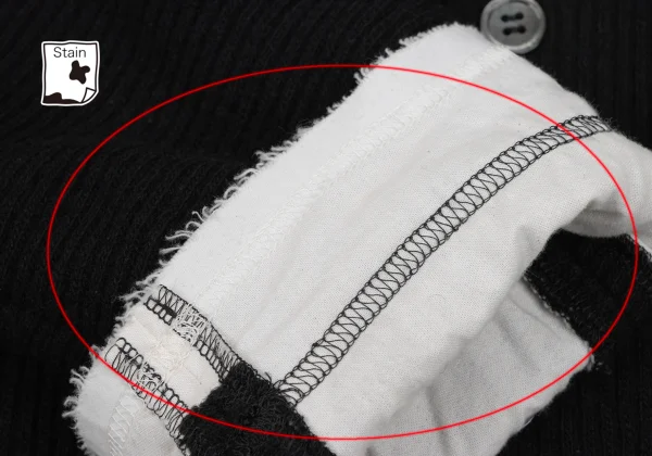 COMME des GARCONS Rib Knit Collarless Jacket K-166713_009