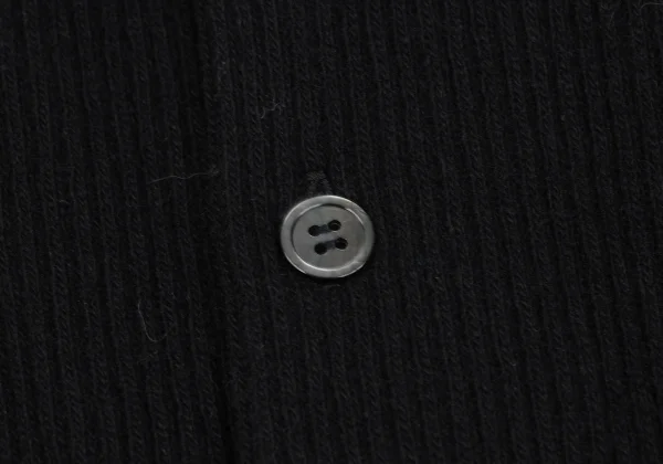 COMME des GARCONS Rib Knit Collarless Jacket K-166713_011