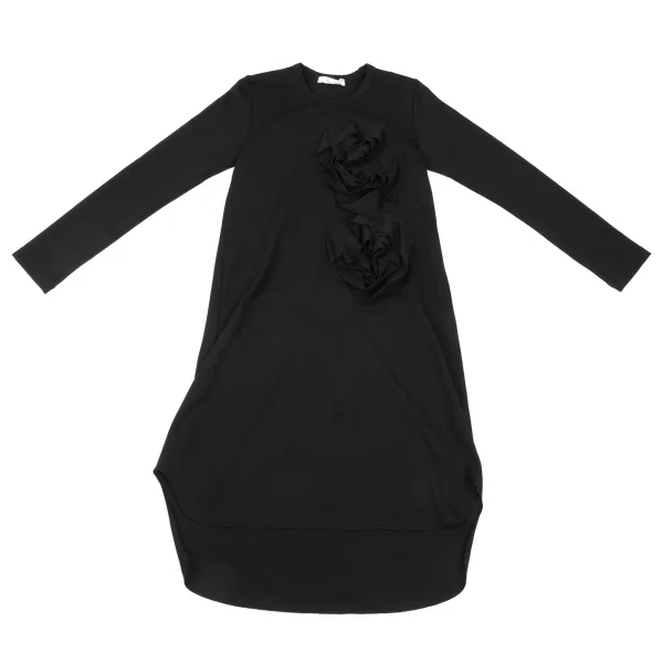 COMME des GARCONS Floral Cutting Long Sleeve Dress K-166716_002