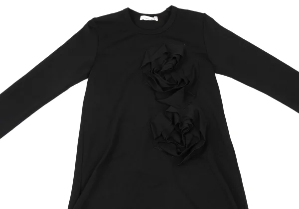 COMME des GARCONS Floral Cutting Long Sleeve Dress K-166716_003