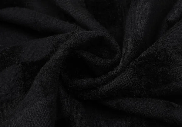 COMME des GARCONS Detachable Ribbon Checker Cardigan K-166718_013