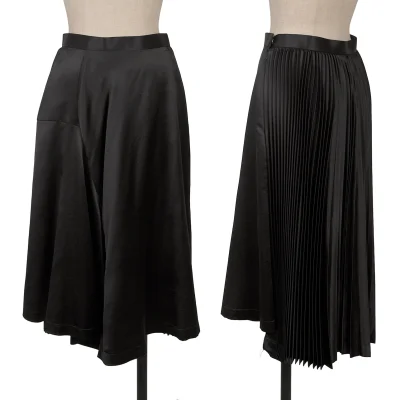 COMME des GARCONS Accordion Pleated Satin Skirt