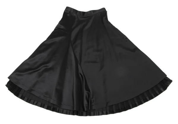 COMME des GARCONS Accordion Pleated Satin Skirt K-166725_002
