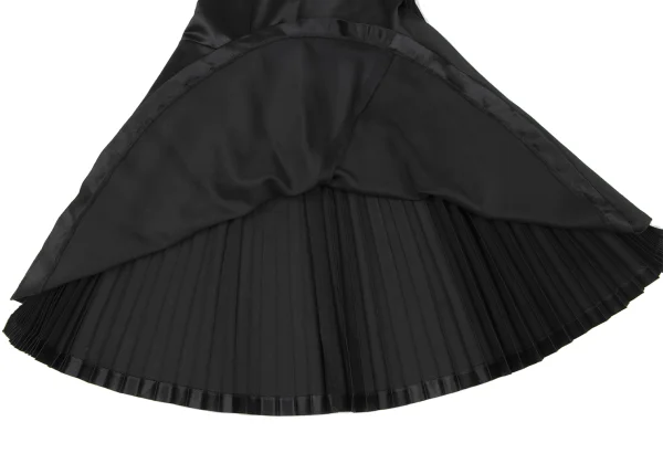 COMME des GARCONS Accordion Pleated Satin Skirt K-166725_008
