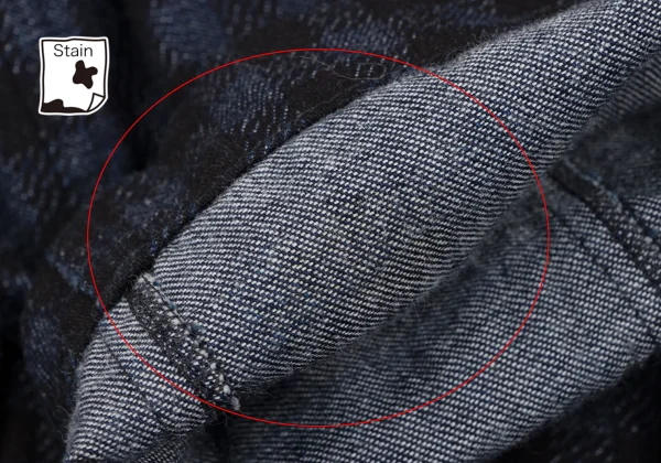 COMME des GARCONS Cotton Block Check Houndstooth Piping Coat K-166727_011