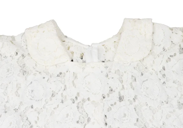 COMME des GARCONS Floral Lace Off-shoulder Short Sleeve Dress K-166731_004