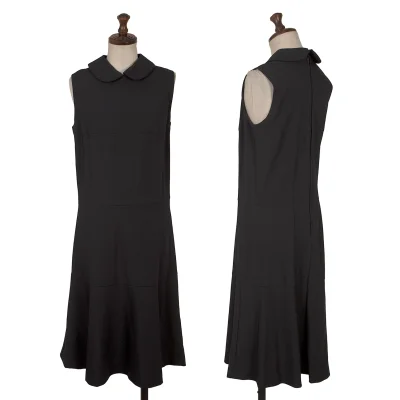 COMME des GARCONS Wool Round Collar Sleeveless Dress