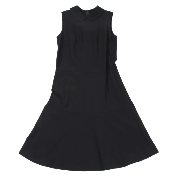 COMME des GARCONS Wool Round Collar Sleeveless Dress K-166732_002