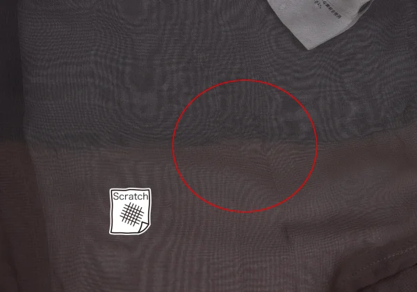 COMME des GARCONS Hem Frill Dyed Sheer Blouse K-166735_010