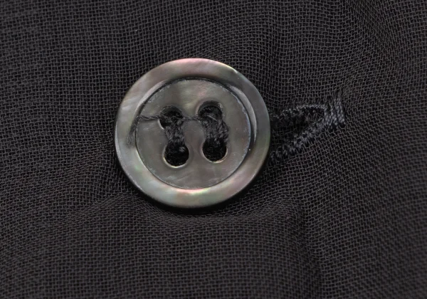 COMME des GARCONS Hem Frill Dyed Sheer Blouse K-166735_011