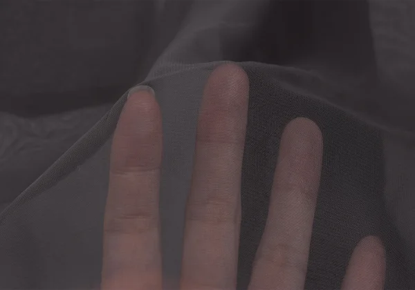 COMME des GARCONS Hem Frill Dyed Sheer Blouse K-166735_015