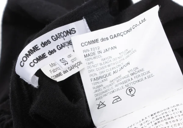 COMME des GARCONS Ribbon Tape Embellished Knit Top K-166737_012